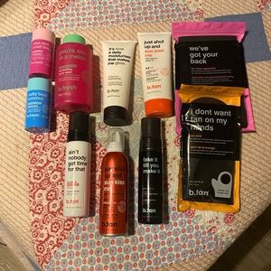 Brand New b. Tan tanning products, deo, body wash and accessories